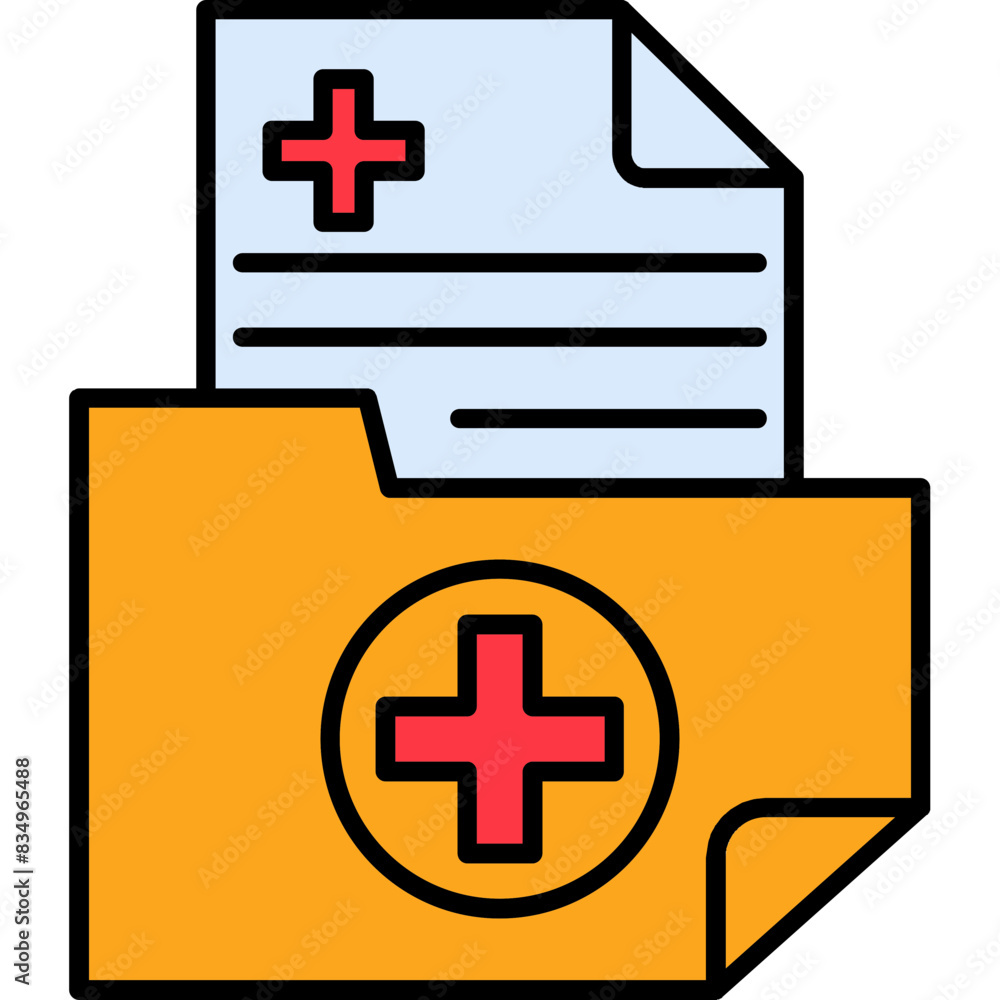 Obraz premium Medical Folder Icon