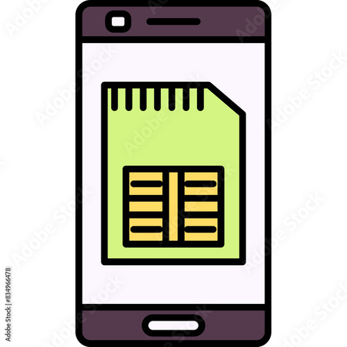 Phone Sim Card Icon