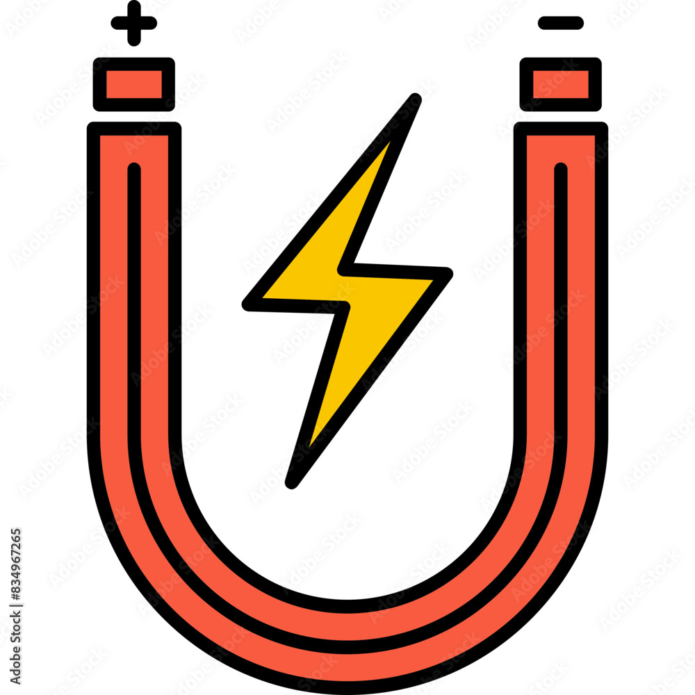 Obraz premium Magnet Icon