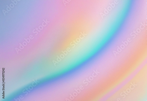 Rainbow Holographic Foil Pattern Background in Pastel Colors