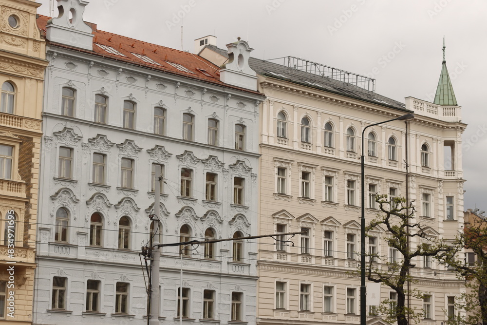 Classic architecture in the downtown of Prague, Czech Republic Classic architecture in the downtown of Prague, Czech Republic