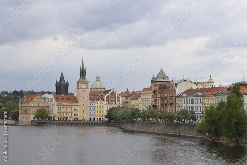 Classic architecture in the downtown of Prague, Czech Republic