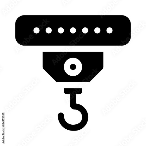 winch glyph icon