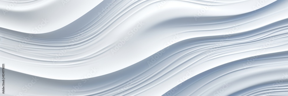 Abstract soft white and light blue flowing waves creating a smooth, serene texture with gentle gradients, horizontal format illustration with place for text Abstract soft white and light blue flowing waves creating a smooth, serene texture with gentle gradients, horizontal format illustration with place for text