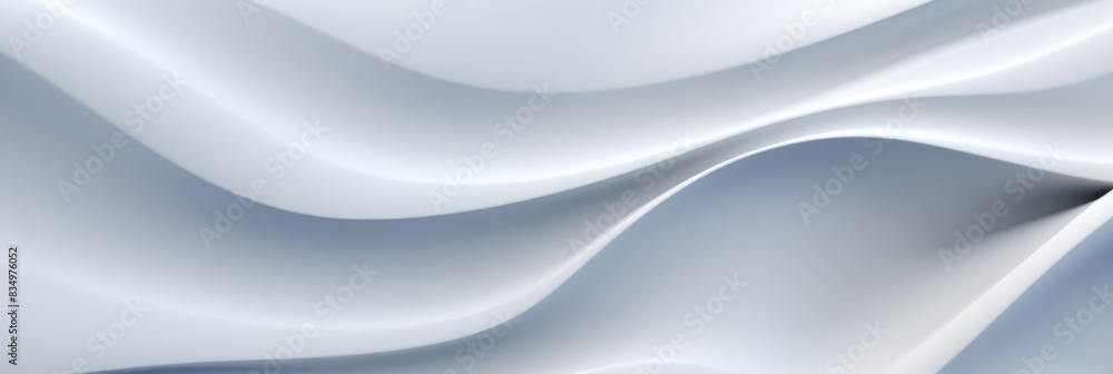 Abstract soft white and light blue flowing waves creating a smooth, serene texture with gentle gradients, horizontal format illustration with place for text Abstract soft white and light blue flowing waves creating a smooth, serene texture with gentle gradients, horizontal format illustration with place for text
