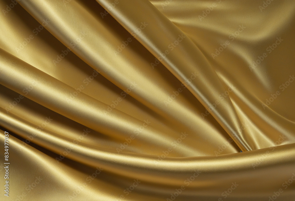 Luxurious Gold Silk Wave Background with Shimmering Sparkle Luxurious Gold Silk Wave Background with Shimmering Sparkle