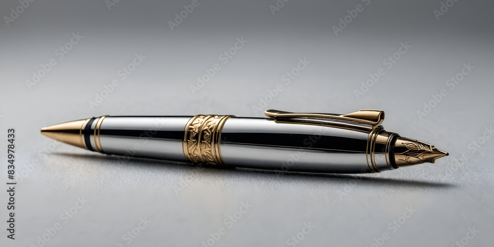 fountain pen on white background fountain pen on white background