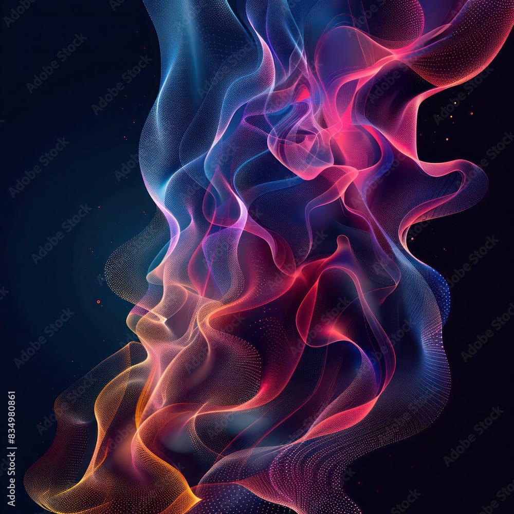 smoke on black background smoke on black background