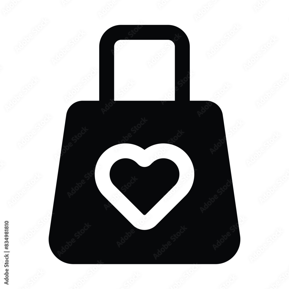 Simple Shopping Bag glyph icon. The icon can be used for websites, print templates, presentation templates, illustrations, etc Simple Shopping Bag glyph icon. The icon can be used for websites, print templates, presentation templates, illustrations, etc