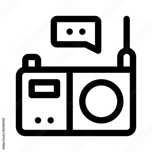 radio line icon