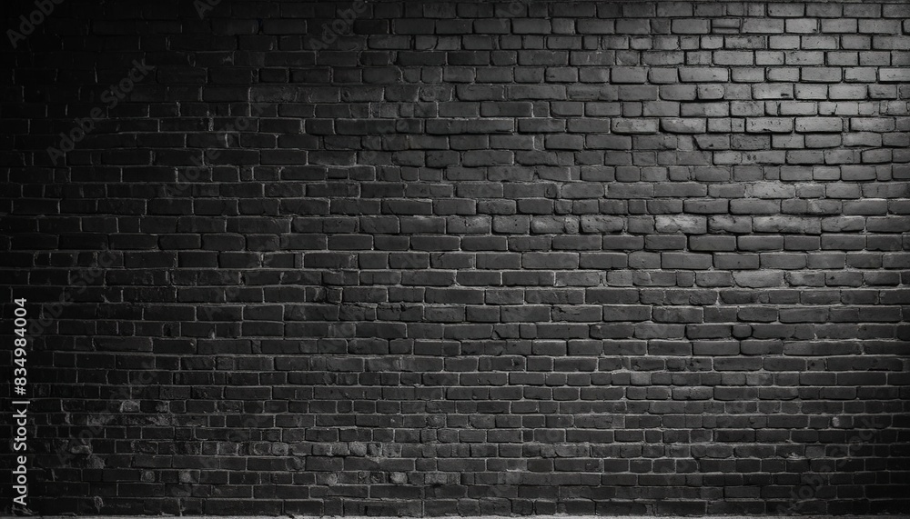 Texture of a black painted brick wall as a background or wallpaper
Texture of a black painted brick wall as a background or wallpaper
