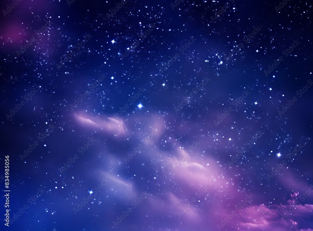 Obraz premium A majestic and colorful galaxy with swirling clouds and bright stars in the vast expanse of space.