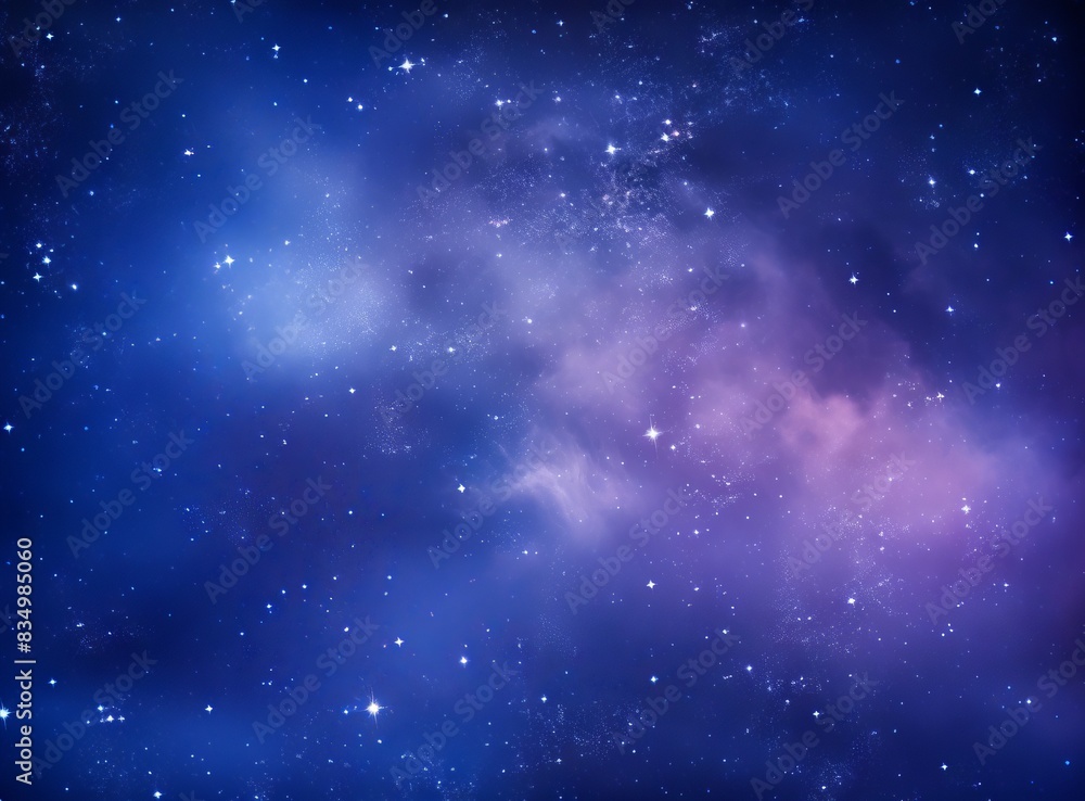 Obraz premium A majestic and colorful galaxy with swirling clouds and bright stars in the vast expanse of space.