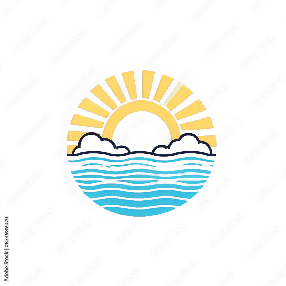 Fototapeta premium sun and sea