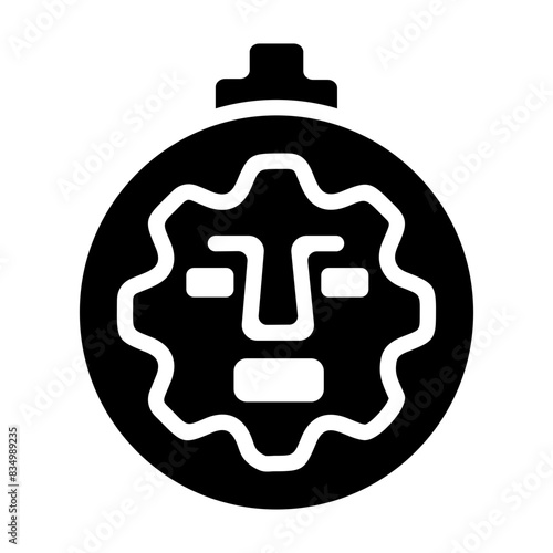A handy glyph icon of pachacuti disk