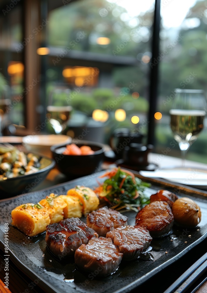 Kaiseki - An elaborate multi-course meal featuring seasonal and beautifully presented dishes. Kaiseki - An elaborate multi-course meal featuring seasonal and beautifully presented dishes.