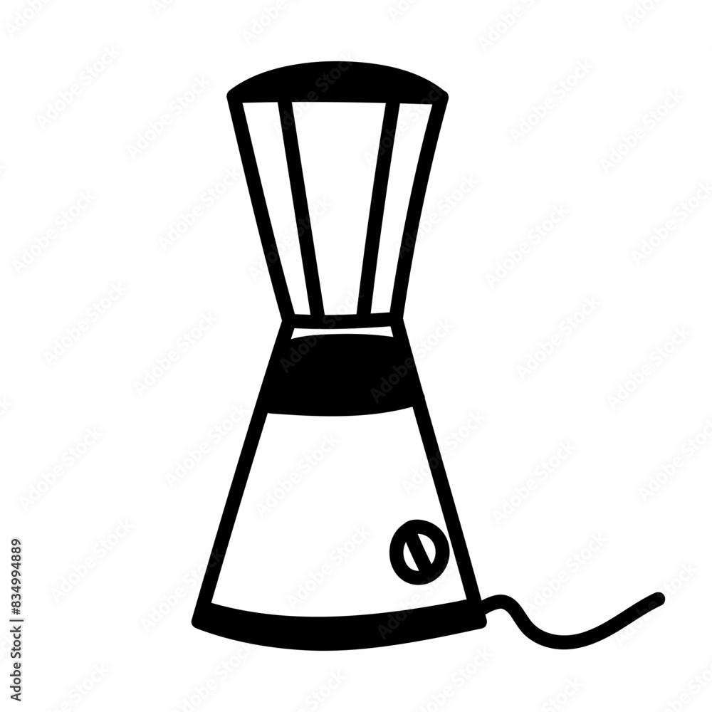 Vector illustration of hand drawn mixer grinder doodle on transparent background Vector illustration of hand drawn mixer grinder doodle on transparent background