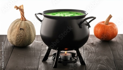 Wicked with couldron transparent PNG isolated on white 
