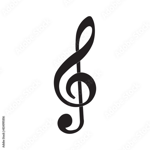Music note logo design