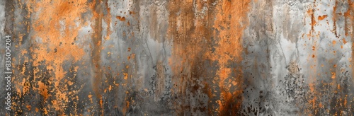 Background of digital painting of rusty copper.