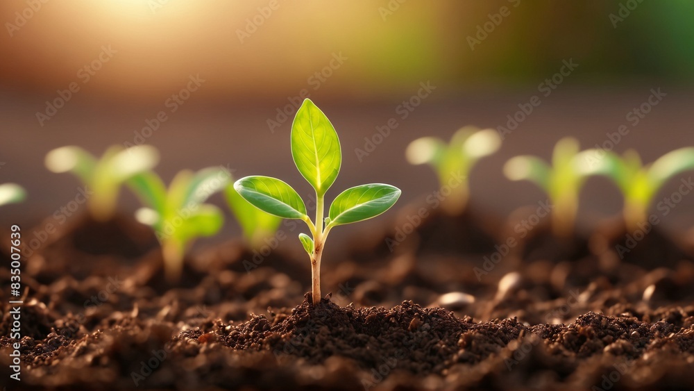 Seedlings Emerging from Rich Soil: A Symbol of New Life and Ecology
Seedlings Emerging from Rich Soil: A Symbol of New Life and Ecology