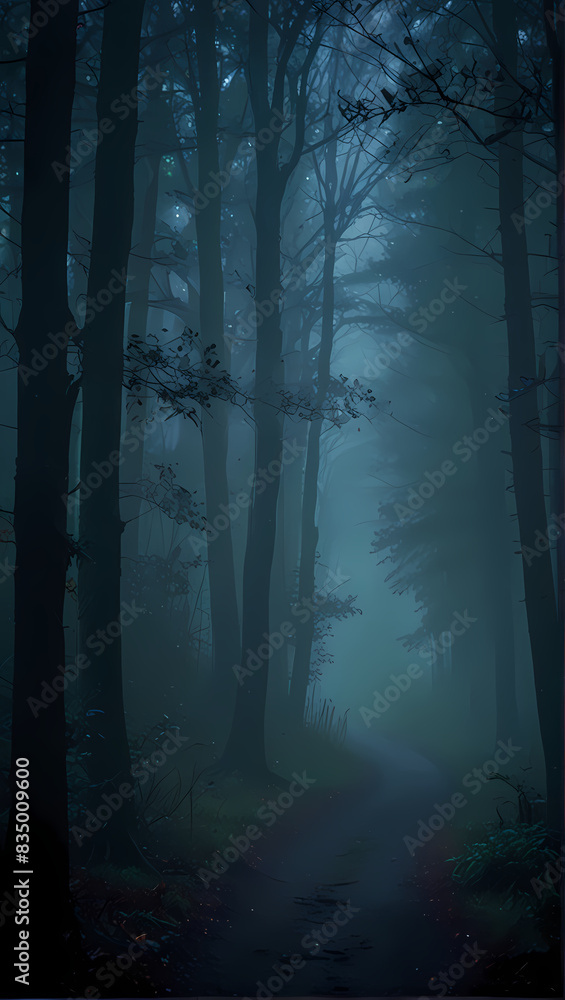 Fototapeta premium fog in the forest