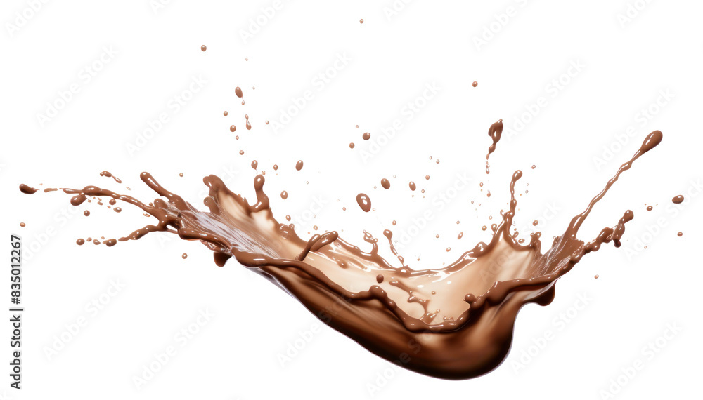 PNG Chocolate milk splash white background refreshment splattered. PNG Chocolate milk splash white background refreshment splattered.