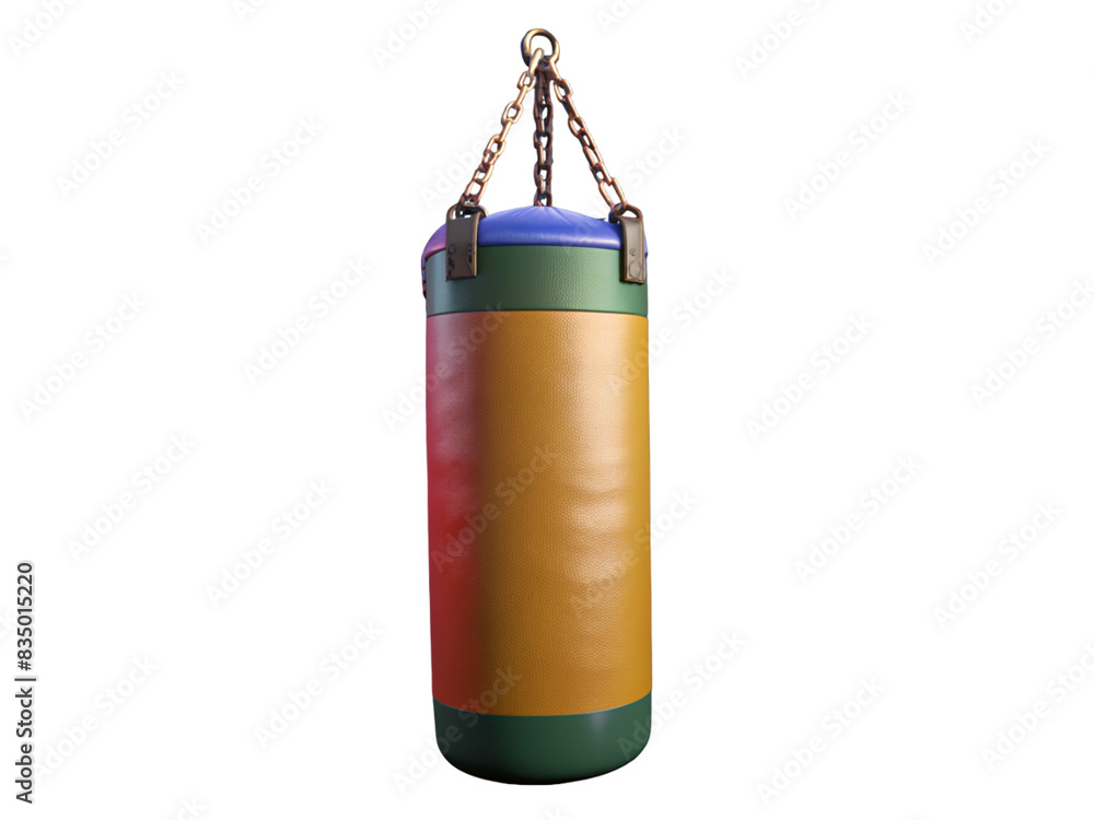 Punching bag on transparent background Punching bag on transparent background