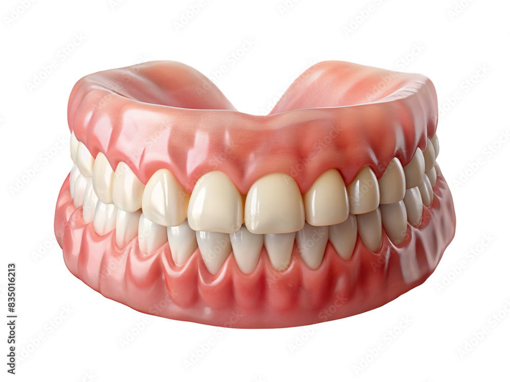 Obraz premium Human jaw with teeth