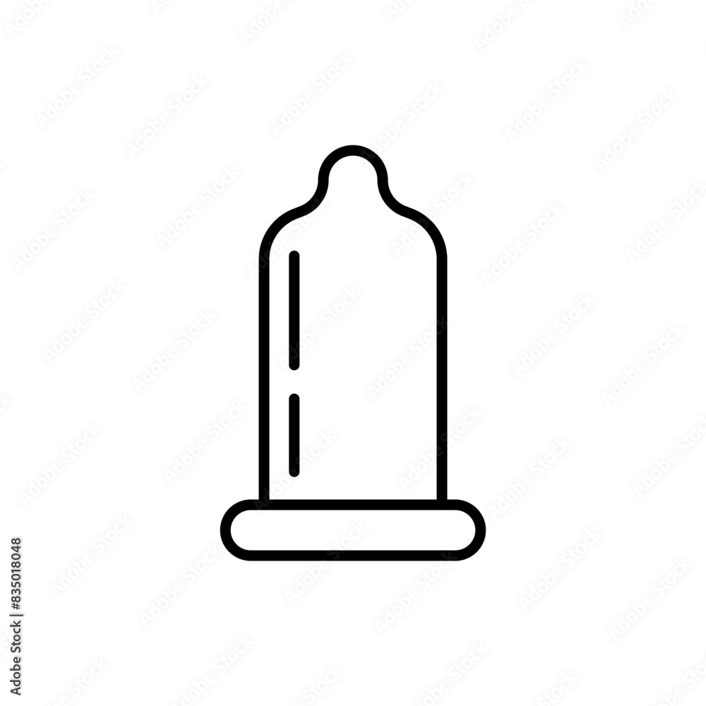 Condom outline icons, minimalist vector illustration ,simple transparent graphic element .Isolated on white background Condom outline icons, minimalist vector illustration ,simple transparent graphic element .Isolated on white background
