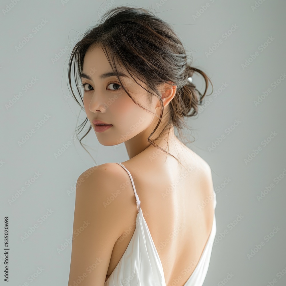 Portrait of beauty young asian woman with perfect healthy skin. Portrait of beauty young asian woman with perfect healthy skin.
