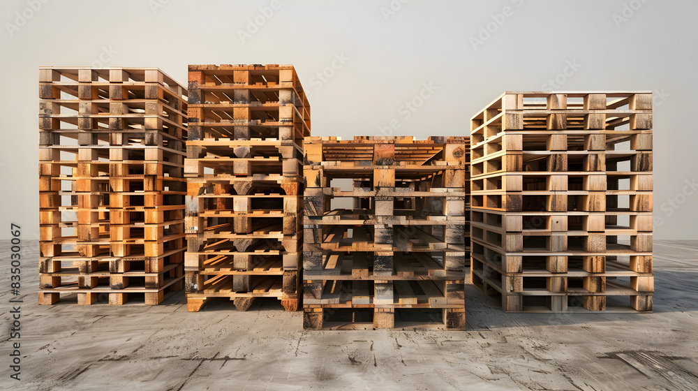 different pallets in different size stacked wood, wooden, construction, house, building, old, architecture, table, industry, pallet, nature Ai generative different pallets in different size stacked wood, wooden, construction, house, building, old, architecture, table, industry, pallet, nature Ai generative