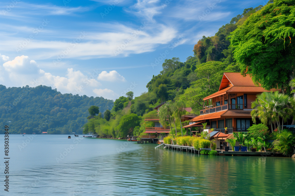 Fototapeta premium pavilion in the garden