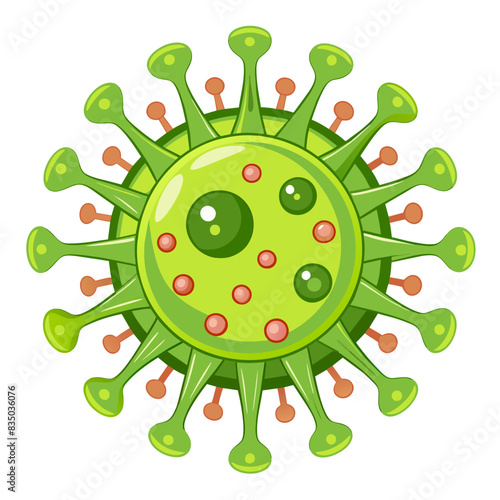 Virus vector illustration 