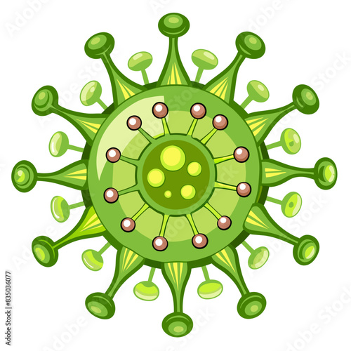 Virus vector illustration 