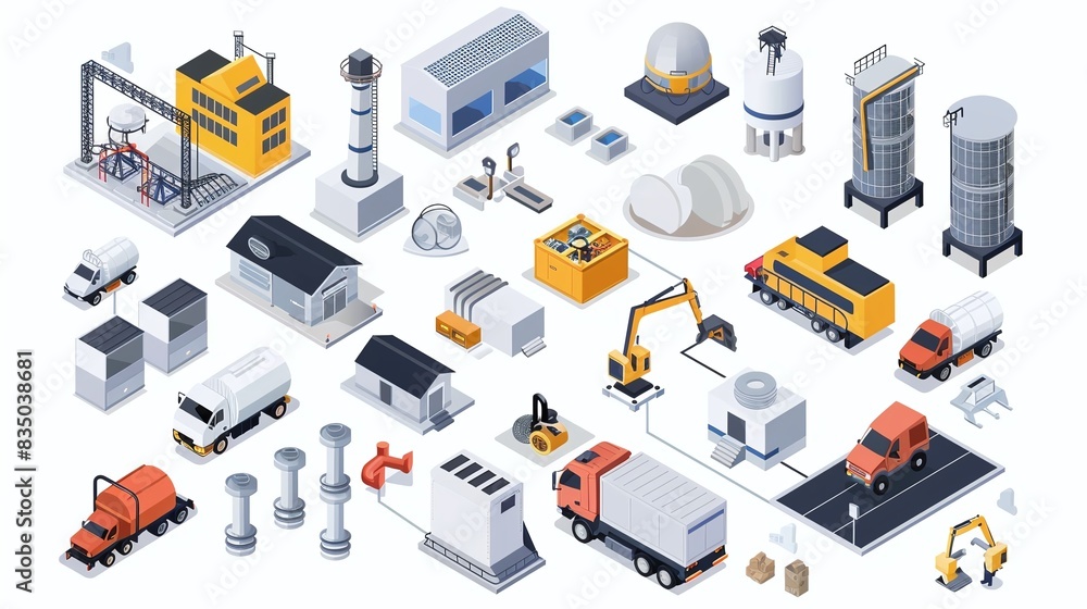construction icons set construction icons set