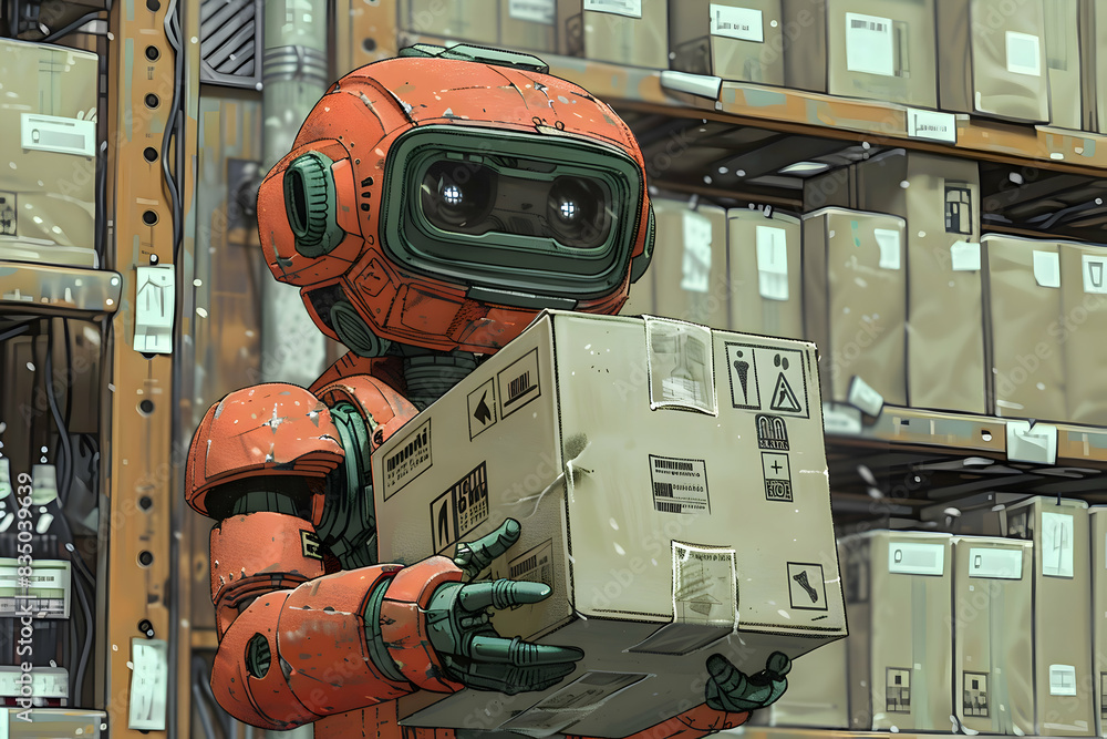 warehouse robot - automation, fulfillment, logistics
warehouse robot - automation, fulfillment, logistics