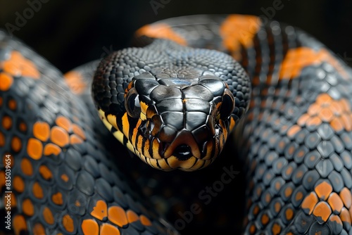 Black king snake, high quality, high resolution photo