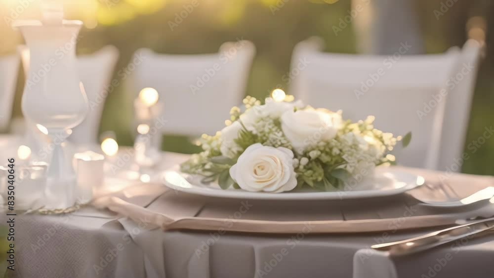 Luxury wedding table decoration. Special event table set up. Fresh flower decoration. Luxury wedding table decoration. Special event table set up. Fresh flower decoration.