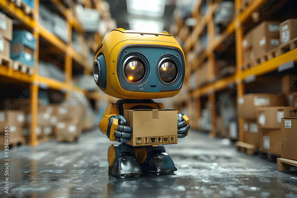 warehouse robot - automation, fulfillment, logistics
warehouse robot - automation, fulfillment, logistics