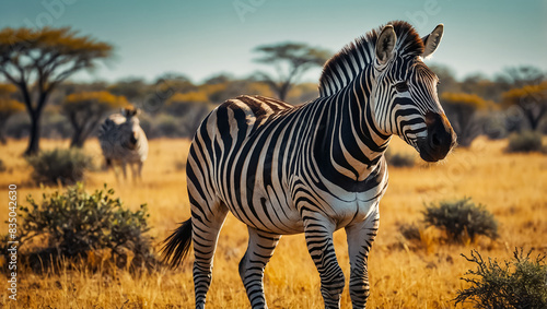 Zebra in Botswana National Park