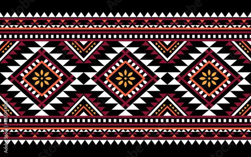 Navajo aztec southwest geometric seamless pattern fabric colorful design for textile printing