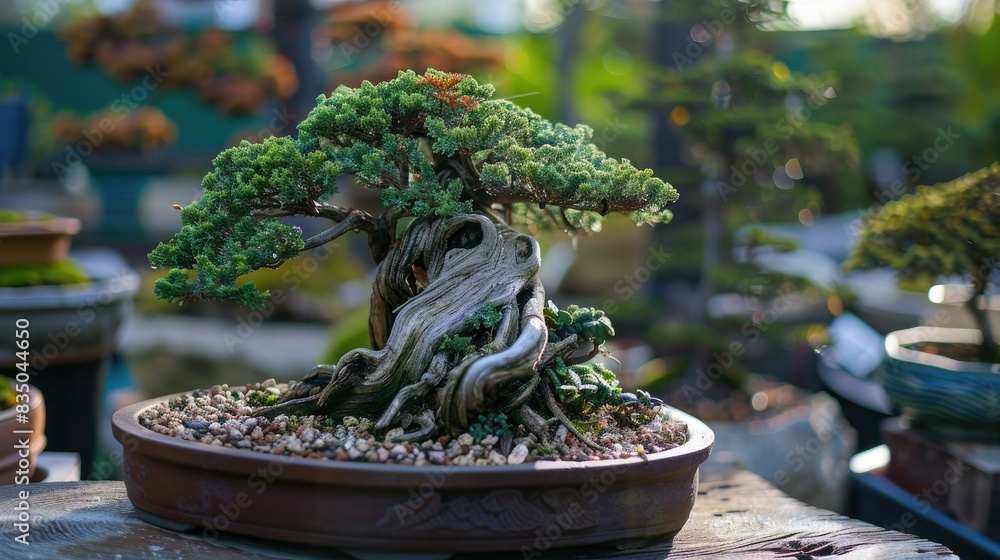 Beautifully shaped stunted plants Bonsai plants Beautifully shaped stunted plants Bonsai plants