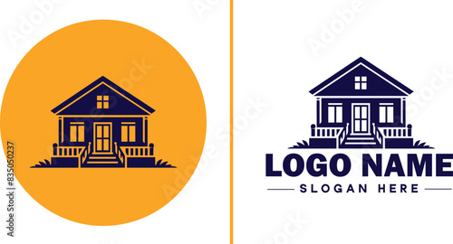 Auction house icon Auction gallery Auction center Auction mart flat logo sign symbol editable vector