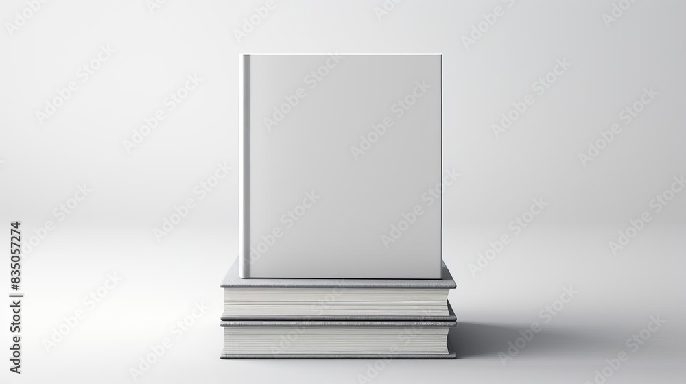 Professional book cover blank mockup, hardcover, standing upright Professional book cover blank mockup, hardcover, standing upright