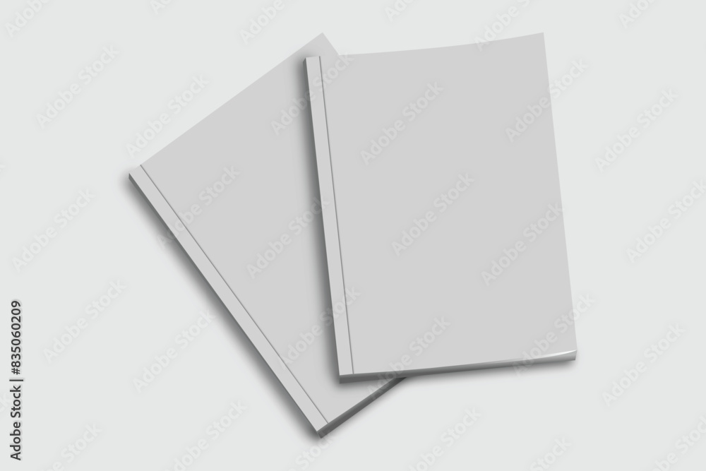 book mockup realistic