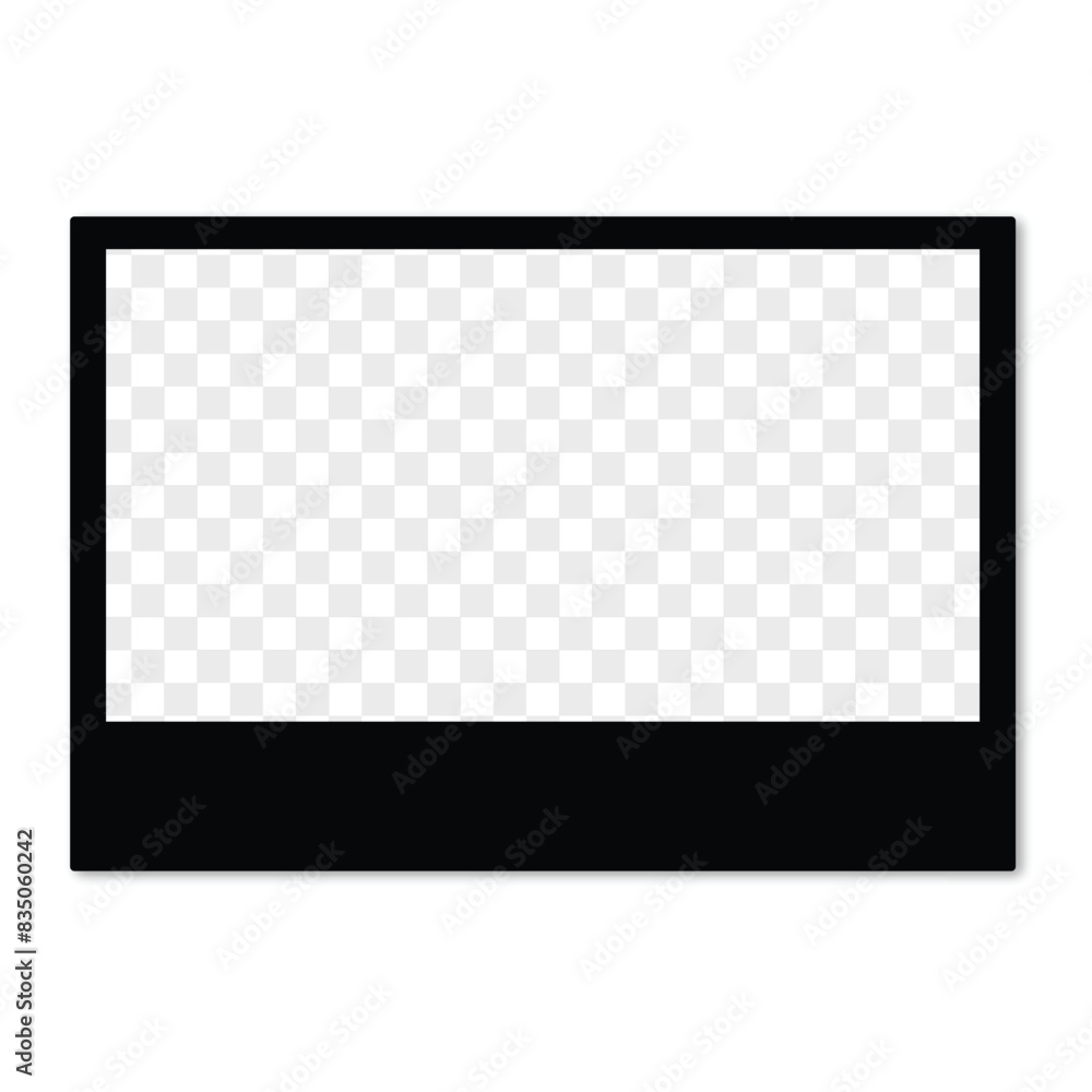 Fototapeta premium photo frame mockup isolated background