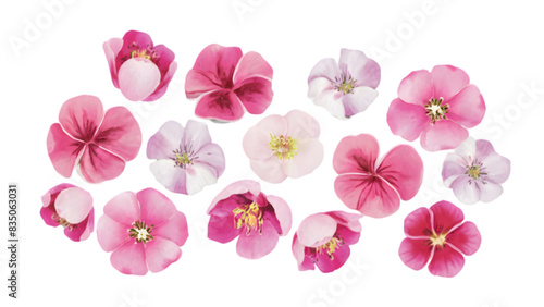 Watercolor Sweet Pea Flower Illustration, Isolated on White Background, Ideal for Floral, Botanical, and Nature Design Projects	