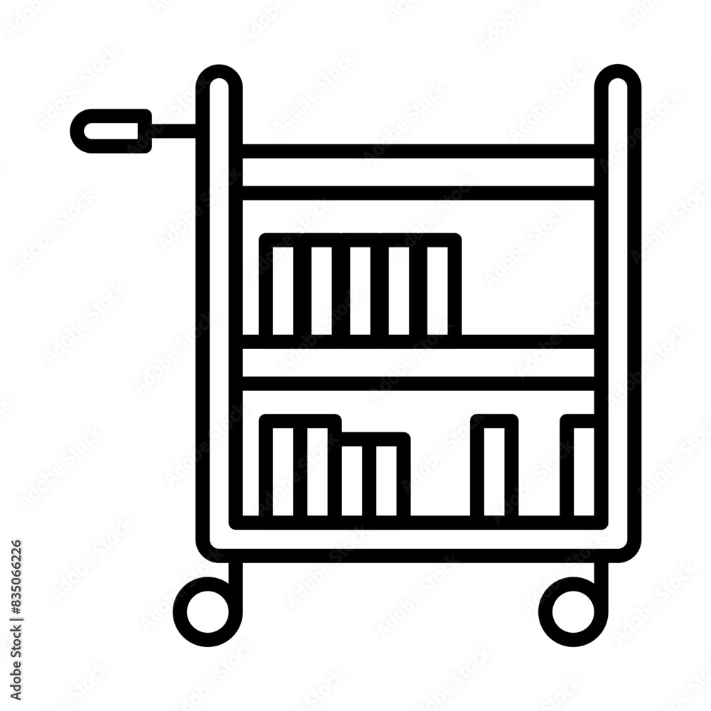 Trolley line icon Trolley line icon