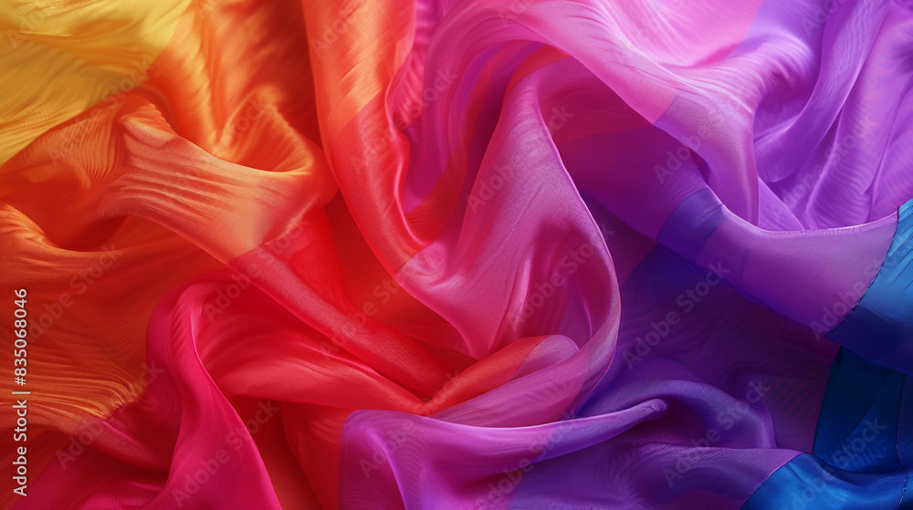 LGBT flag close up LGBT flag close up